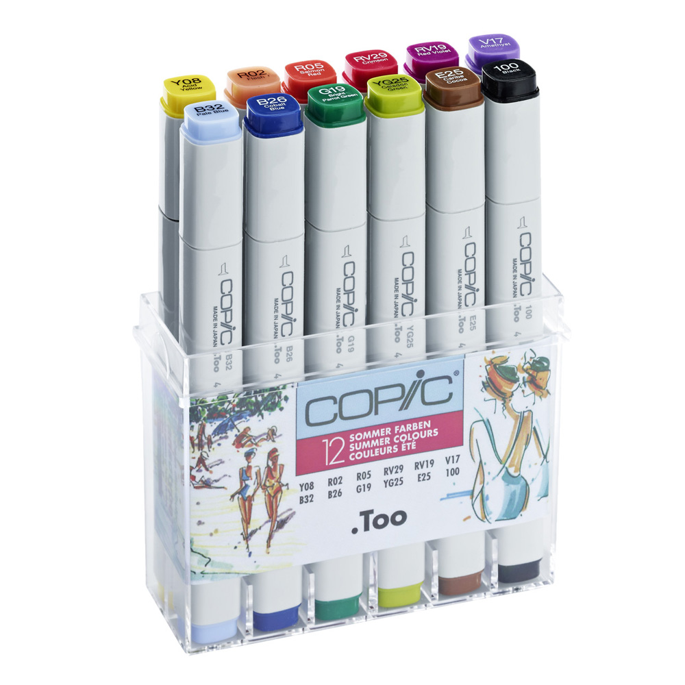 MP artware - Marlene Plankenhorn | Copic Marker Set 12 Summer ...